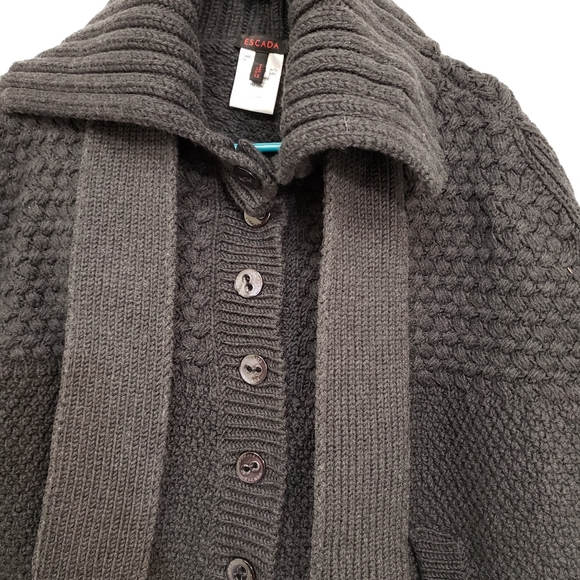 Escada knit wool cape - Picture 3 of 4